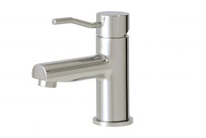 Aquabrass Bathroom Faucets - Modern Volare - 61014 - Single Hole - Lavatory Faucet - 2 Finishes - Click Image to Close